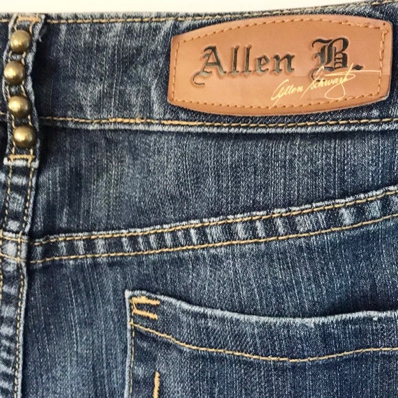 ALLEN SCHWARTZ | Allen B Faded Straight Leg Jeans - Picture 7 of 8